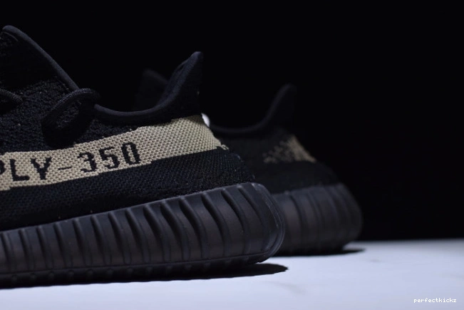 BY9611 Black Yeezy Green V2 350 Boost Core Adidas 0809